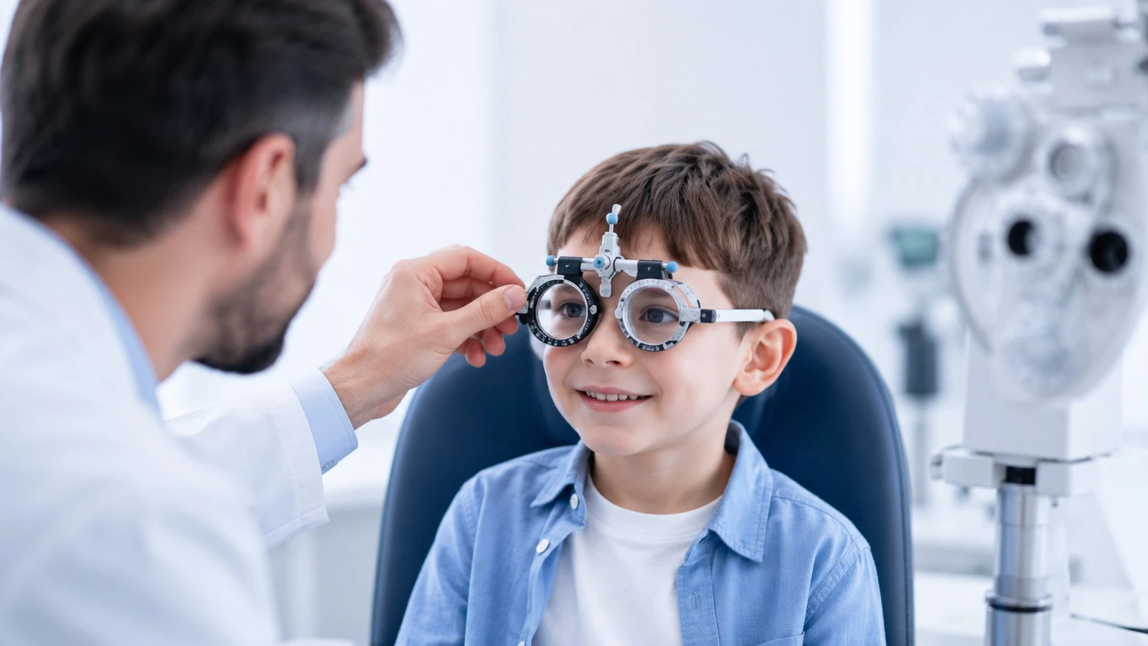 Visita oculistica pediatrica per bambini